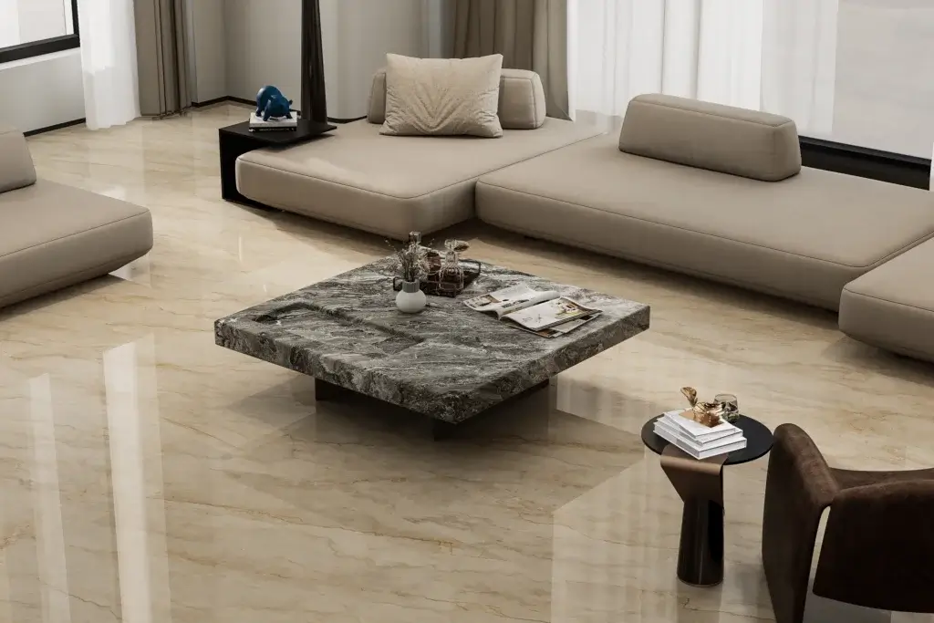 Venis brown marble table for living room 105