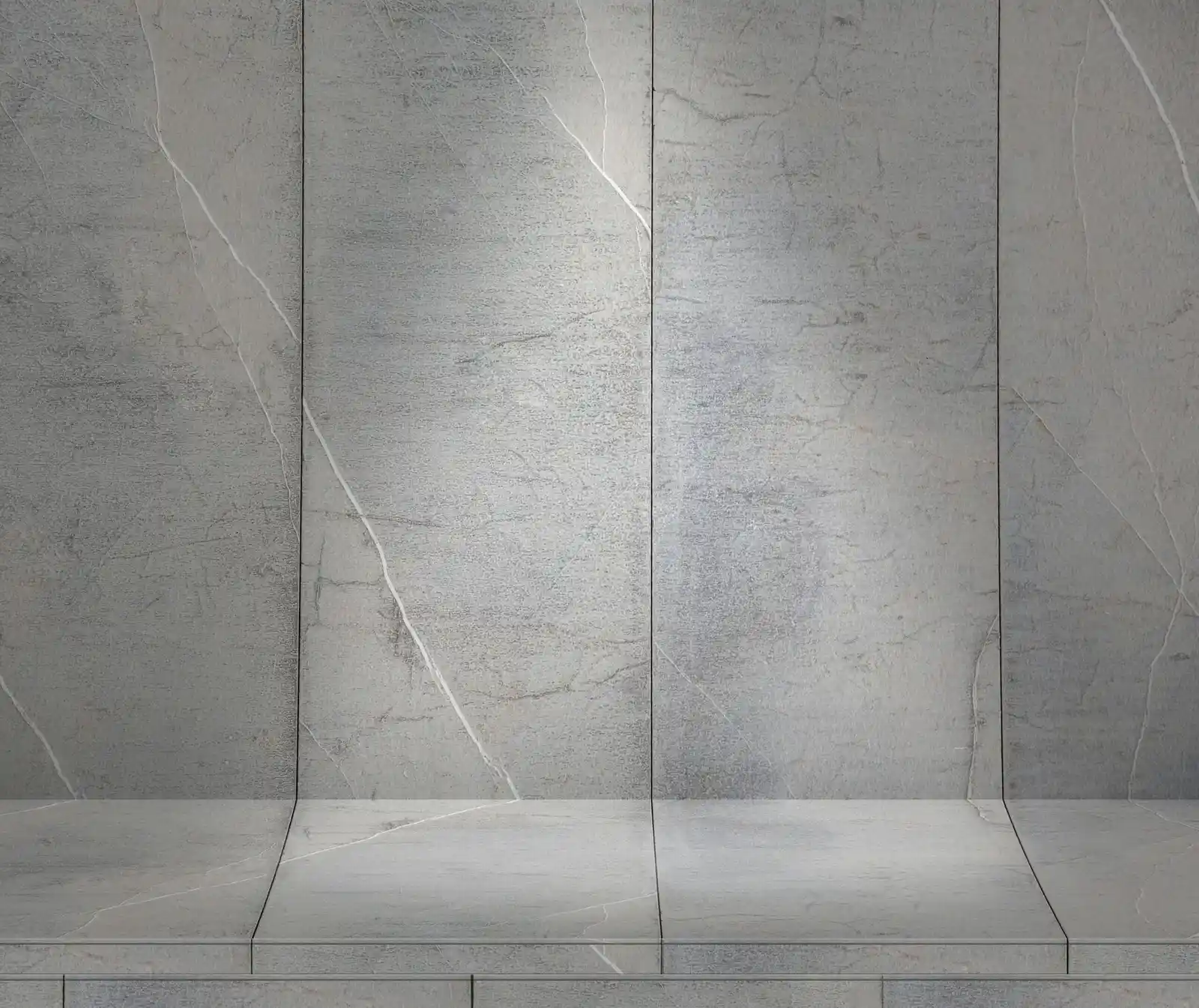 a gray marble wall